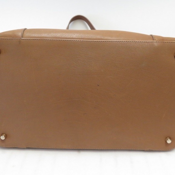 Nina Ricci Bag Faust Brown Leather Large Tote - Picture 3 of 8